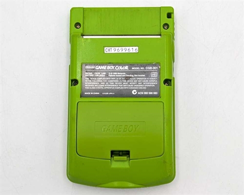 Gameboy Color - Console - Kiwi Green - SNR CH20070317  (B Grade) (Genbrug)